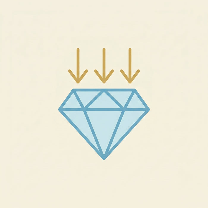 Lab-grown diamond crystal growth