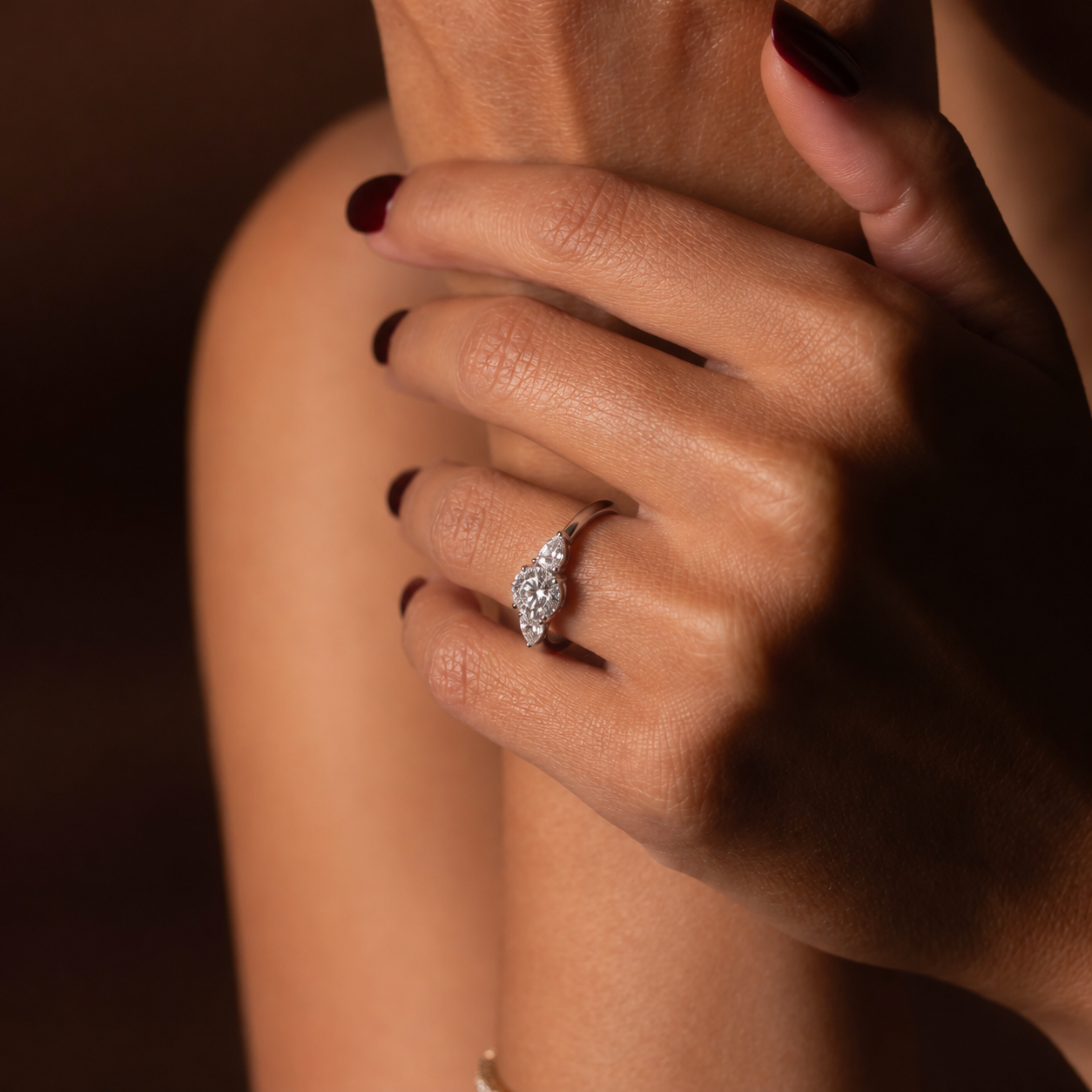 Pear Grace Ring