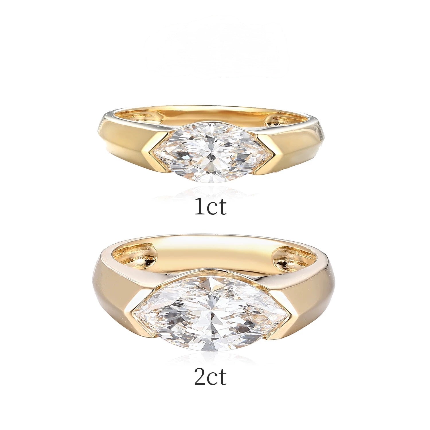 The Atlas Marquise Diamond Ring