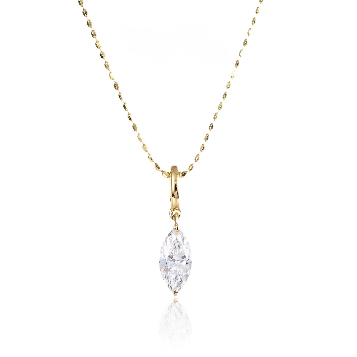 The Lumi Diamond Charm Necklace