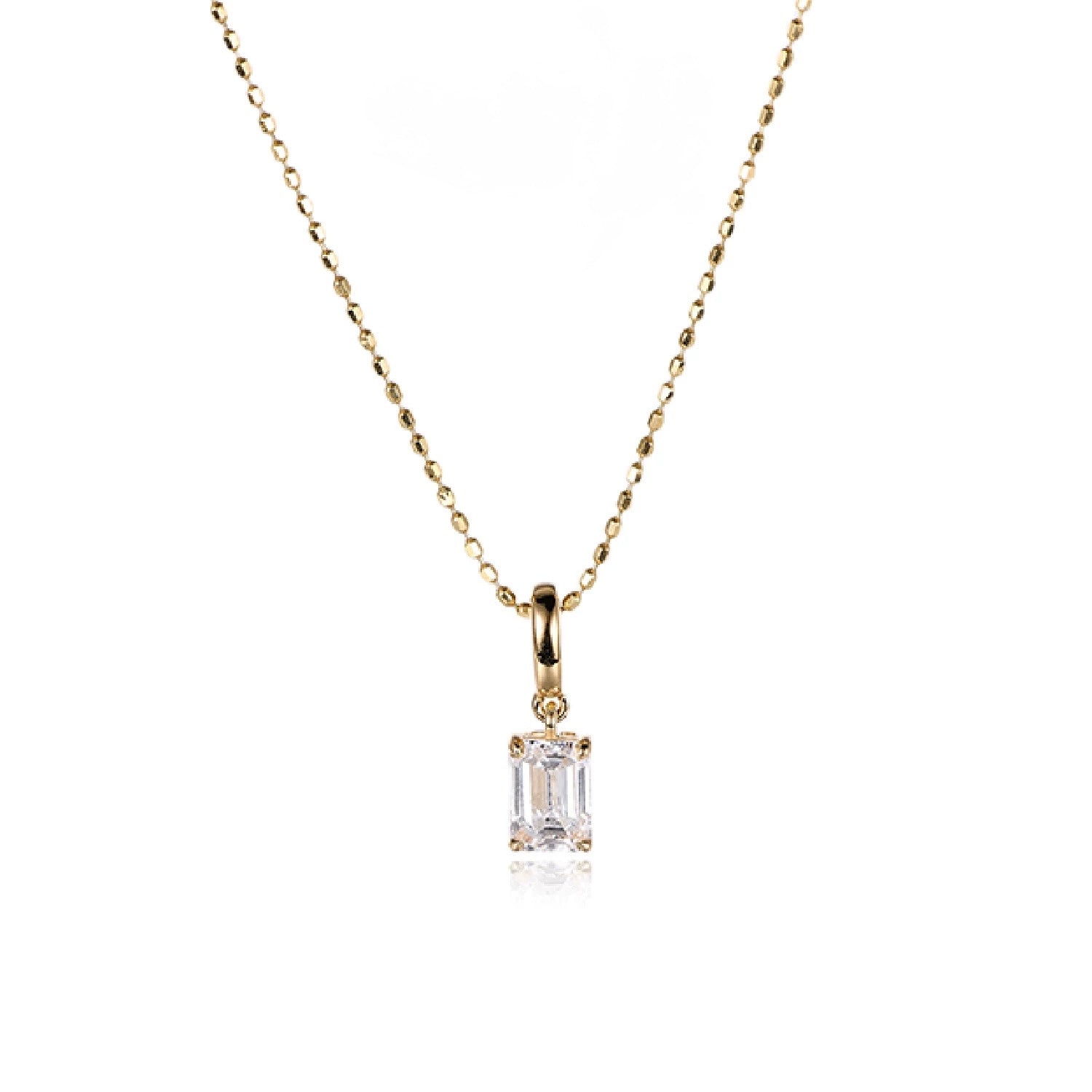 The Lumi Diamond Charm Necklace
