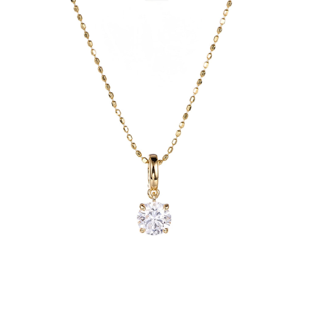 The Lumi Diamond Charm Necklace