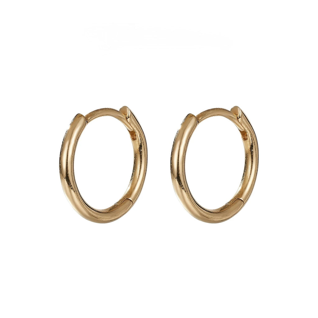 The Lumi Pear Charm Hoops