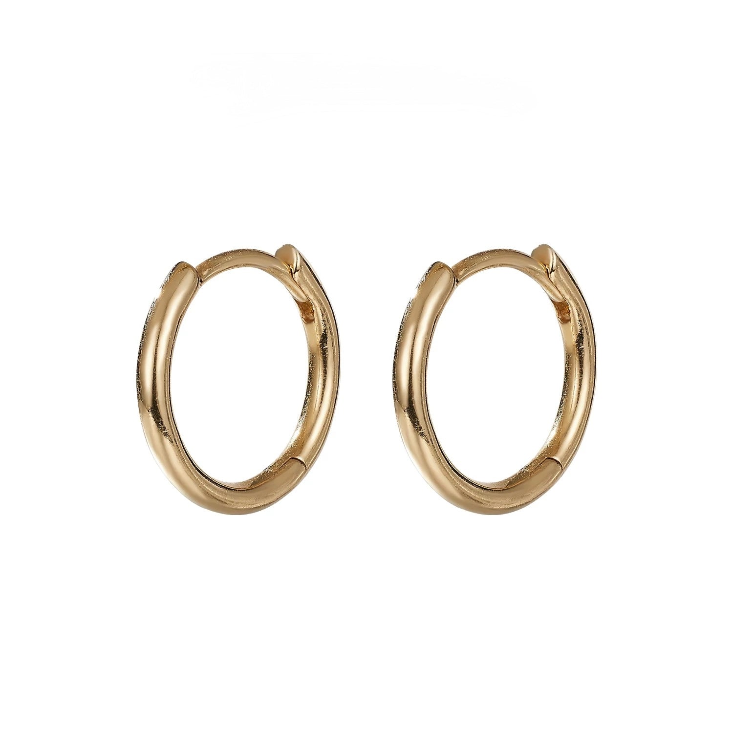 The Lumi Pear Charm Hoops