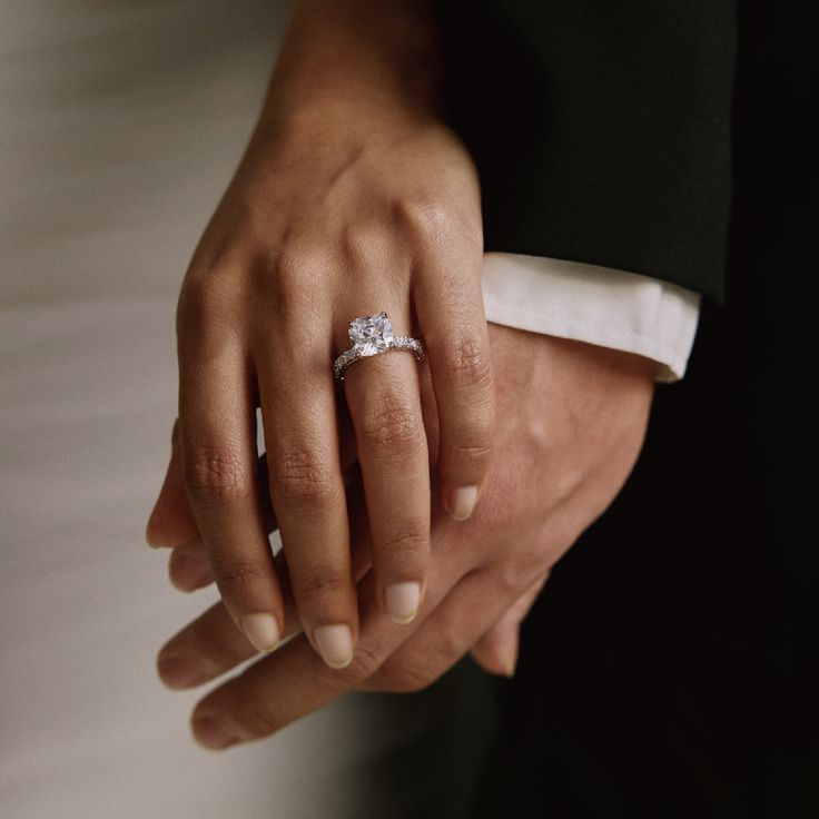 Wedding and engagement ring pairing