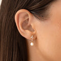 The Aure Pearl Drop Earrings