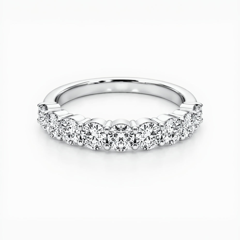 Celeste Half Eternity Ring