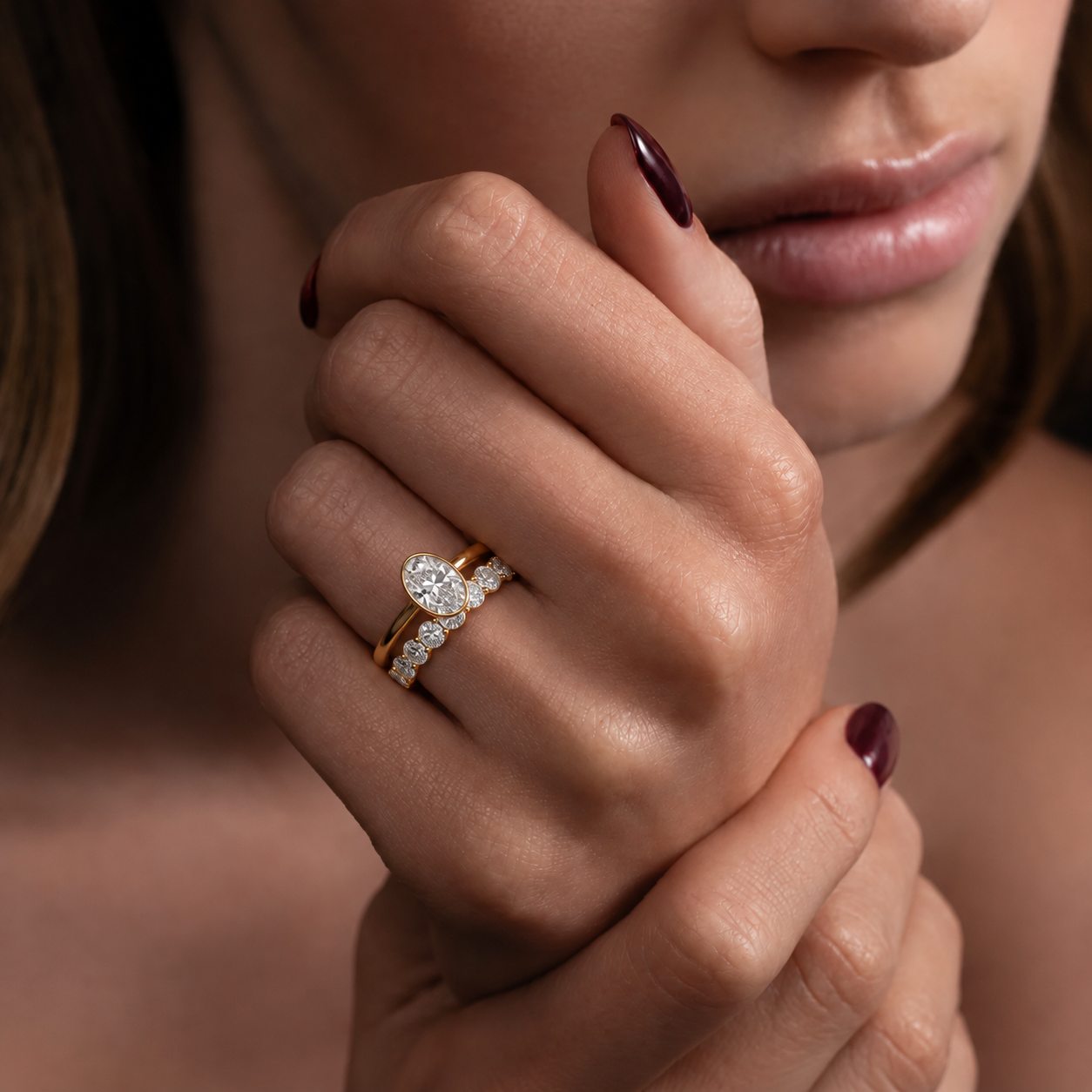 Seraphine Oval Band Ring