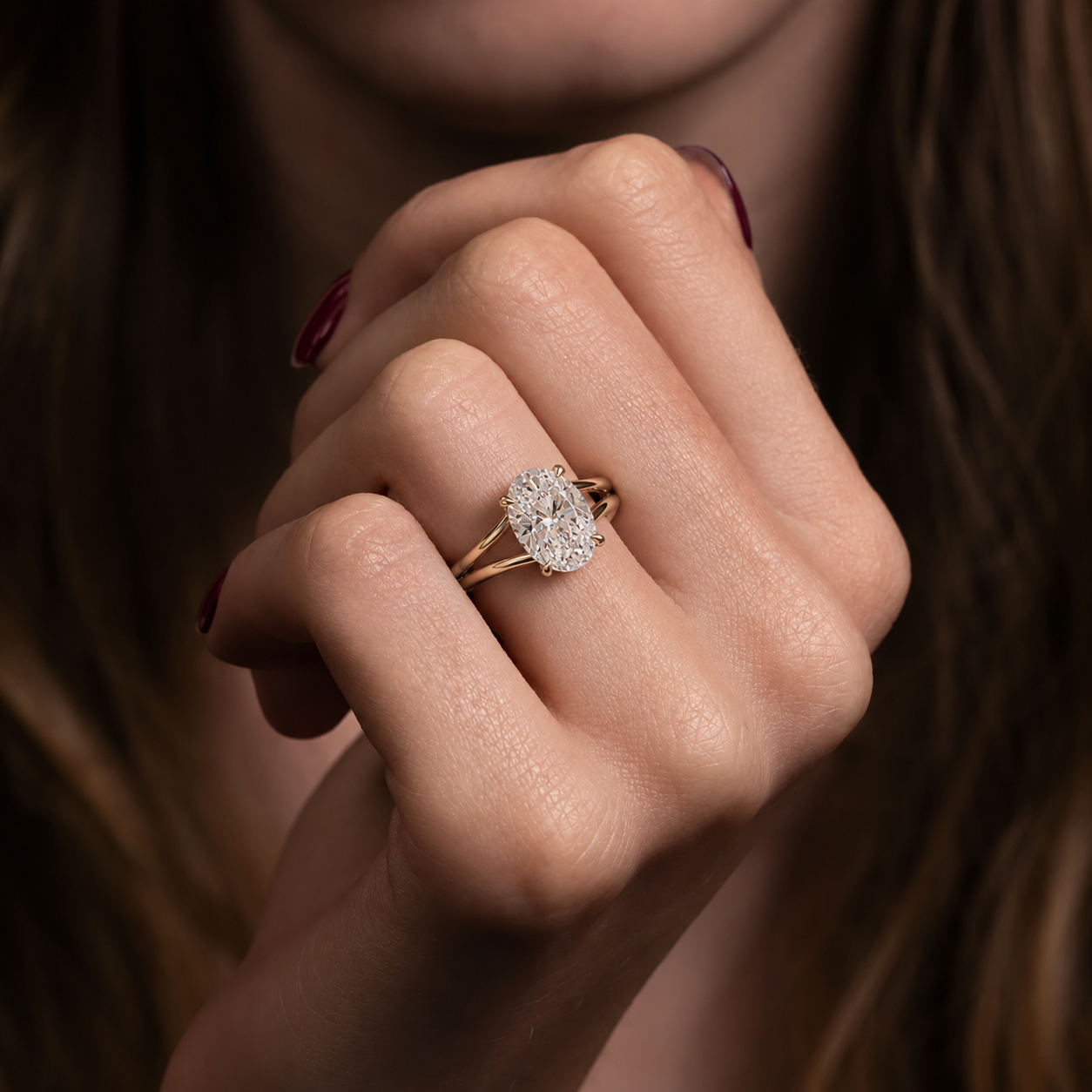 Vesper Oval Solitaire