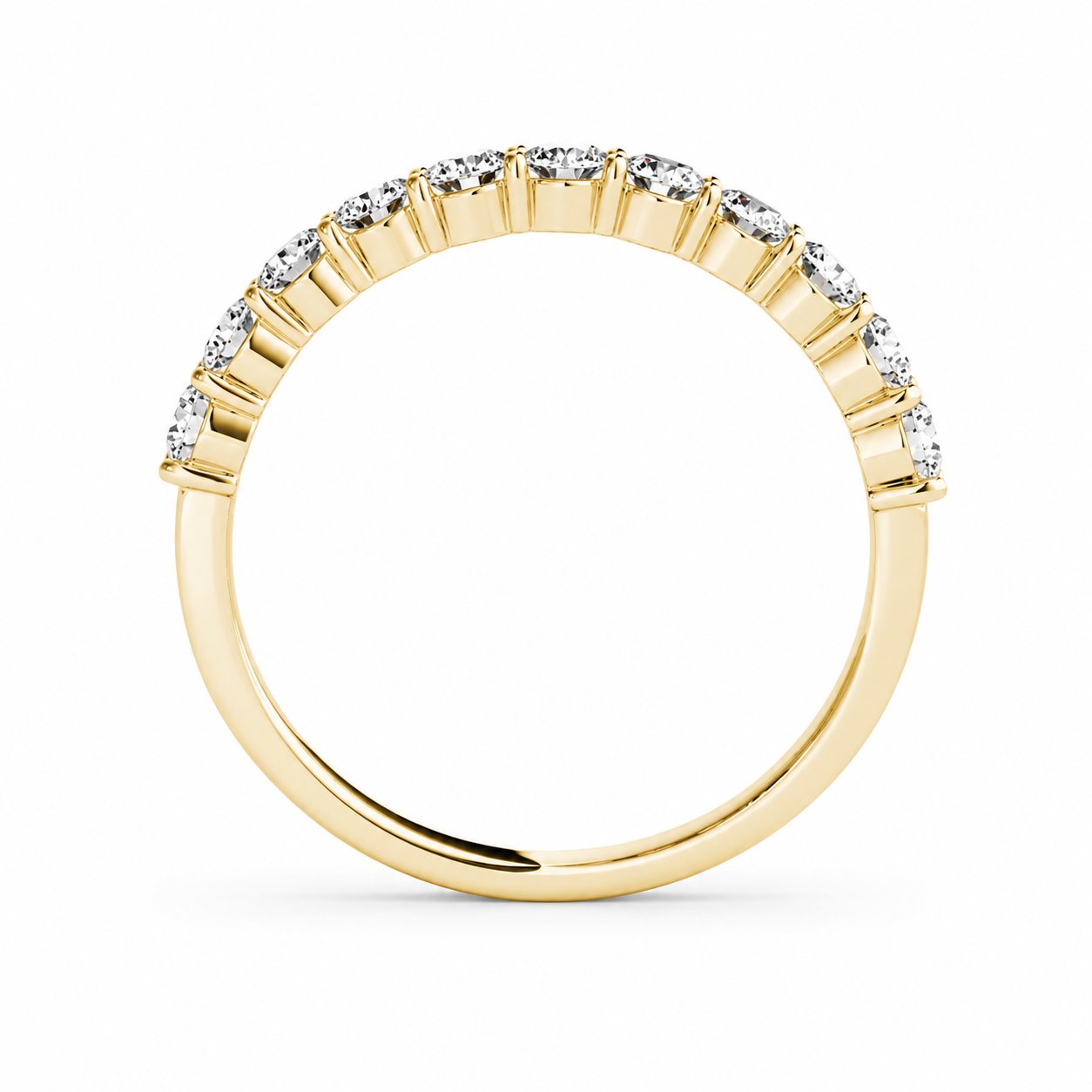 Celeste Half Eternity Ring