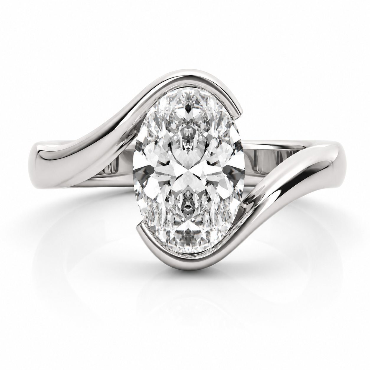 Golden Tide Oval Ring