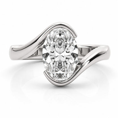 Golden Tide Oval Ring