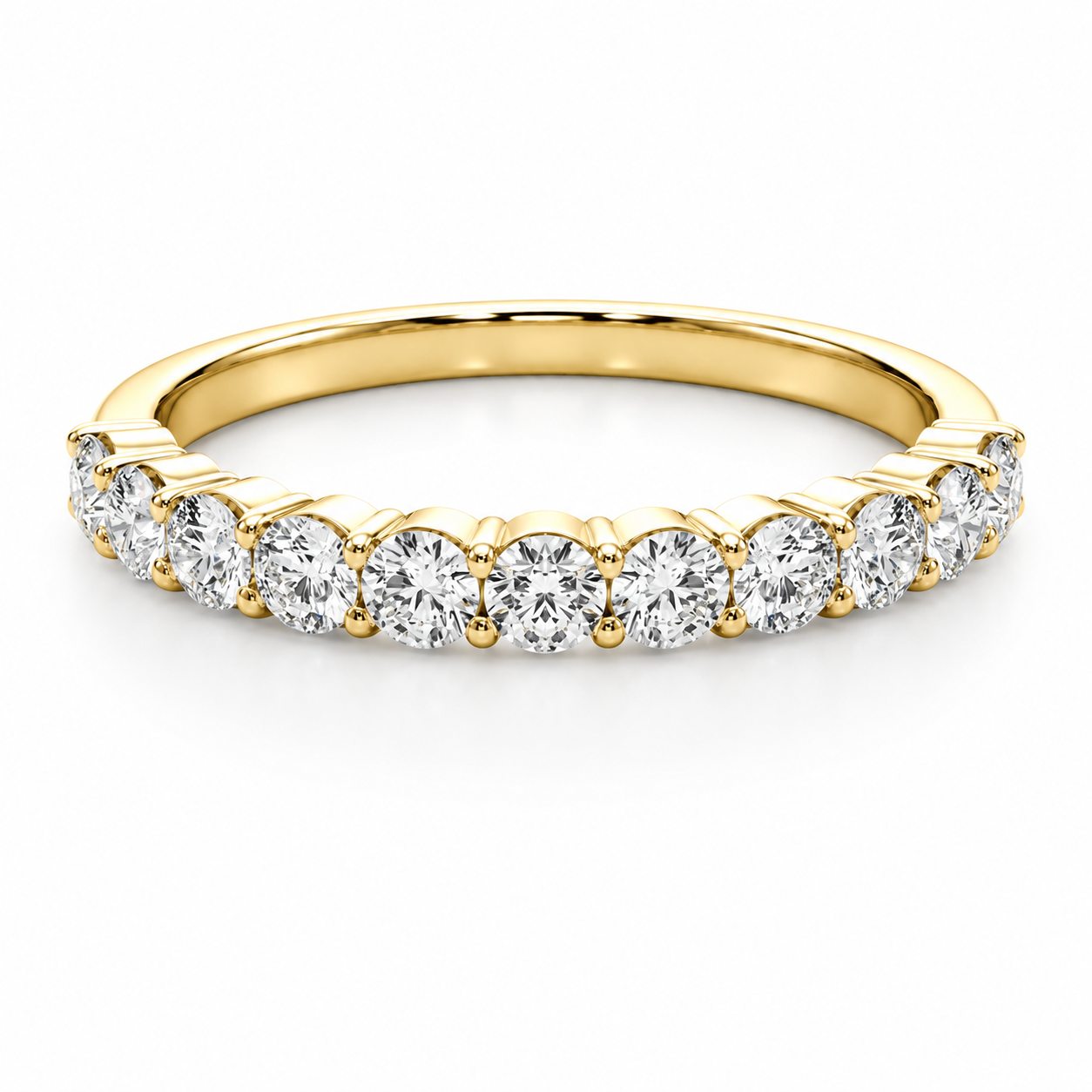 Celeste Half Eternity Ring