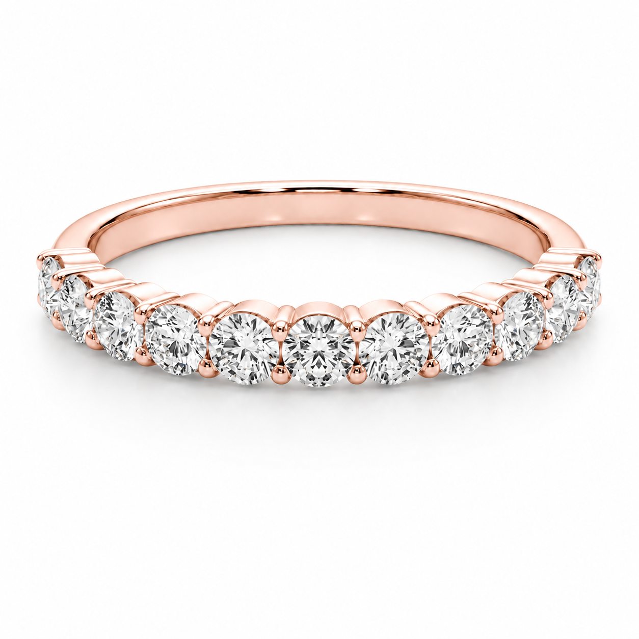 Celeste Half Eternity Ring