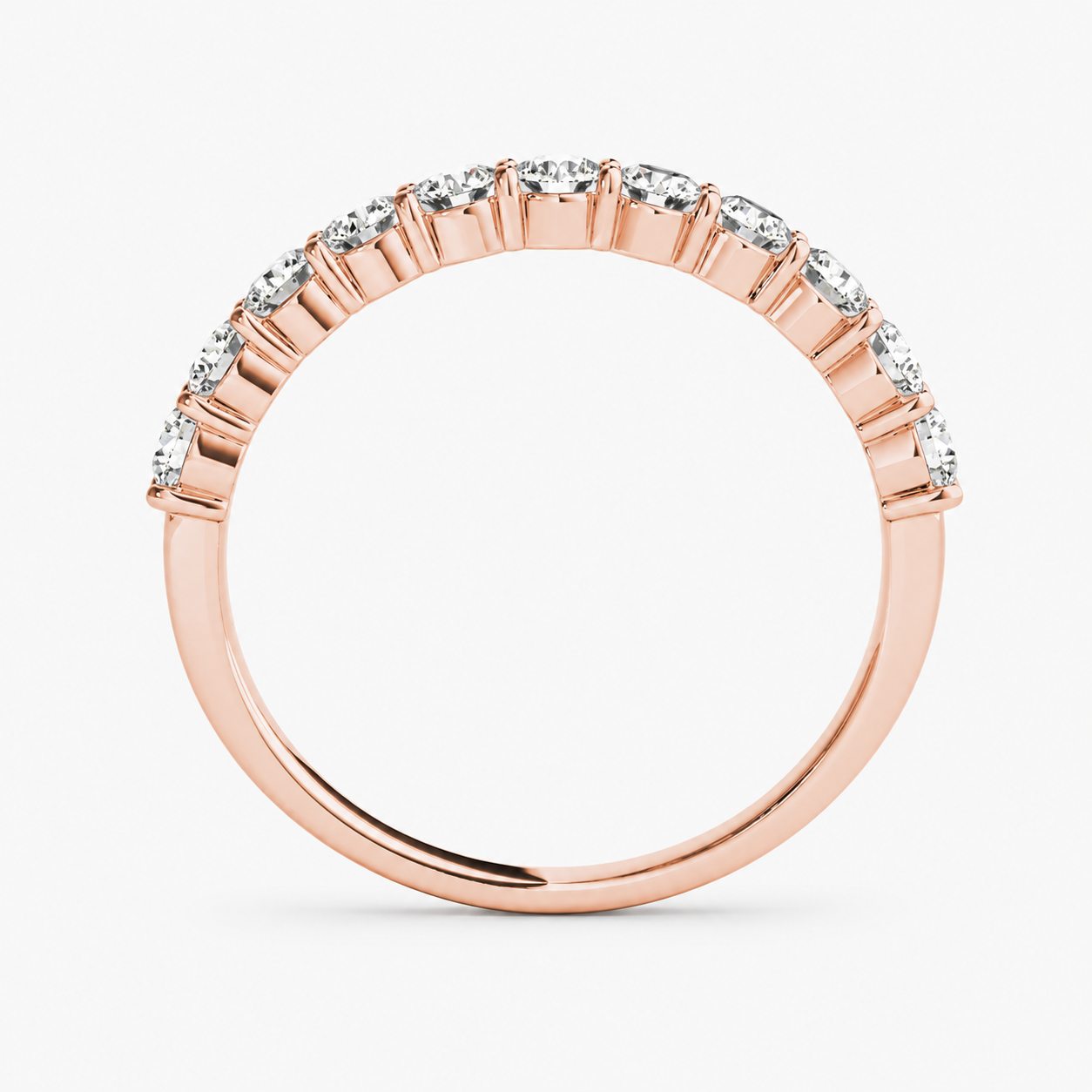 Celeste Half Eternity Ring
