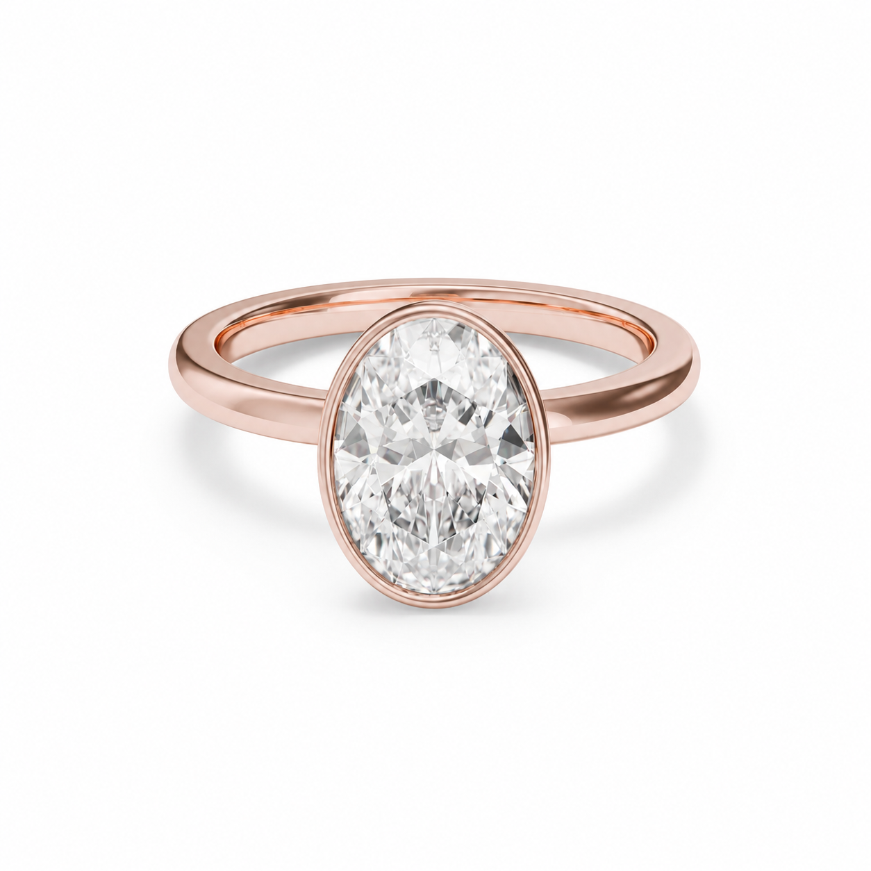 Solea Oval Bezel Ring