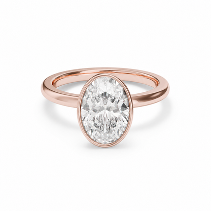 Solea Oval Bezel Ring