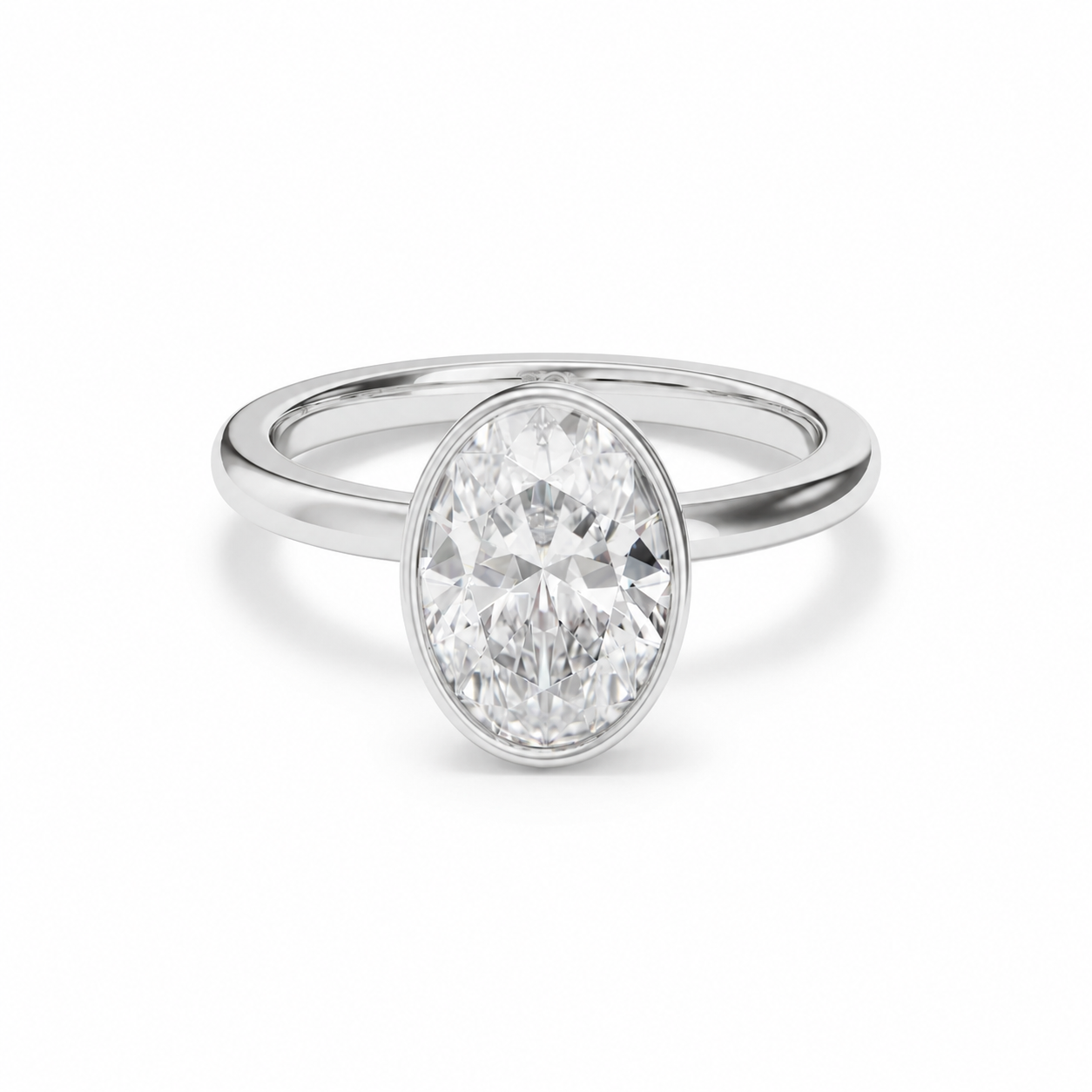 Solea Oval Bezel Ring