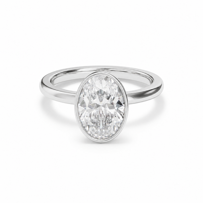 Solea Oval Bezel Ring