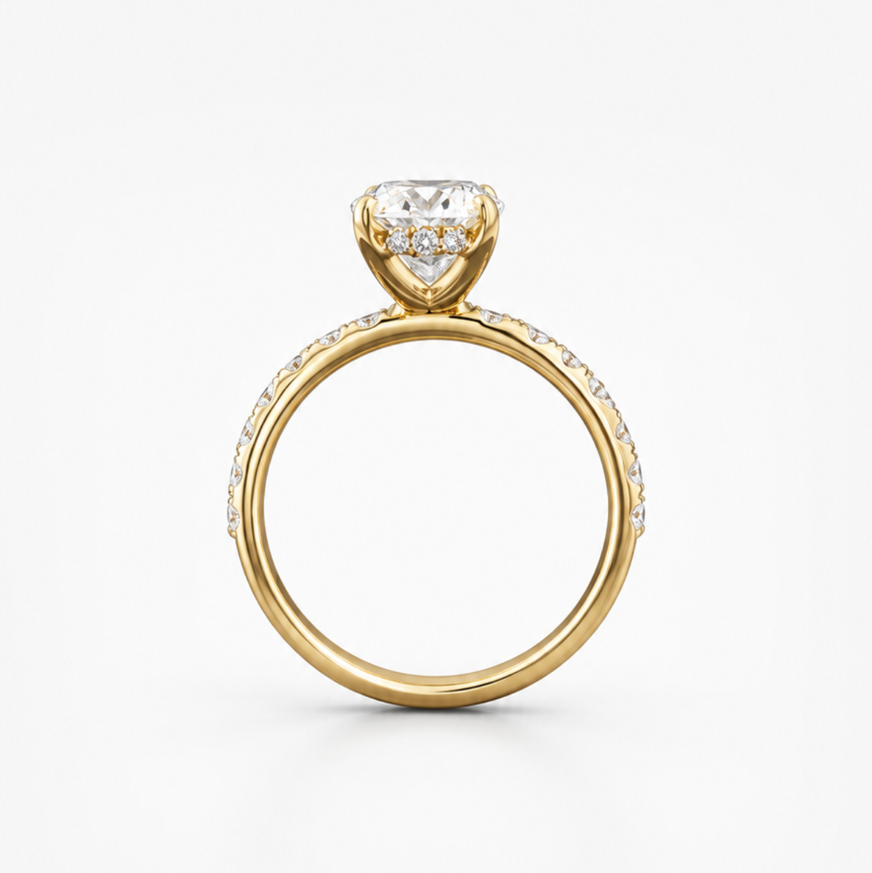 Aurelia Oval Pavé Ring