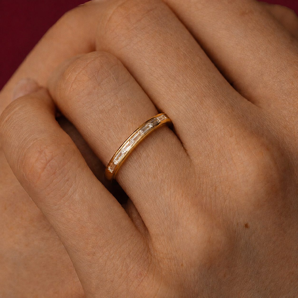 Elara Baguette Ring