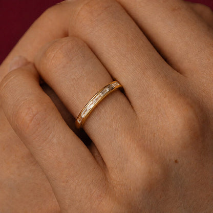 Elara Baguette Ring