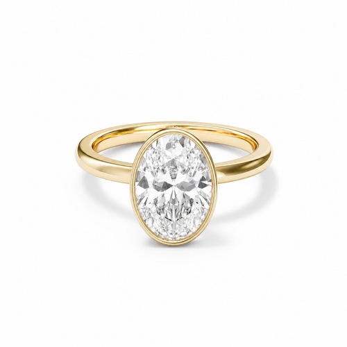 Solea Oval Bezel Ring