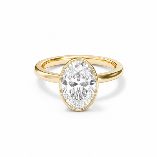 Solea Oval Bezel Ring