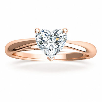 Coeur Solitaire Ring